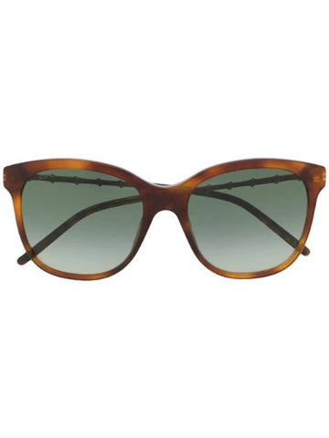 bamboo effect soft square sunglasses GG0654S002 - GUCCI - BALAAN 1