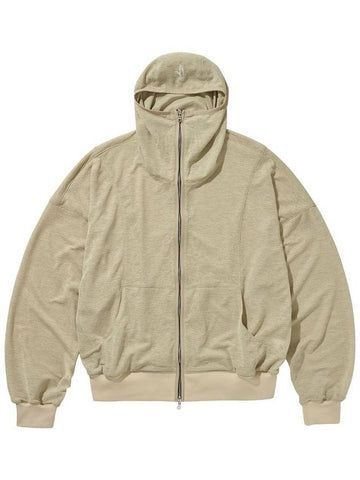 GRZ TYPE ST ZIP UP HOODIE BEIGE - LIBERE - BALAAN 1