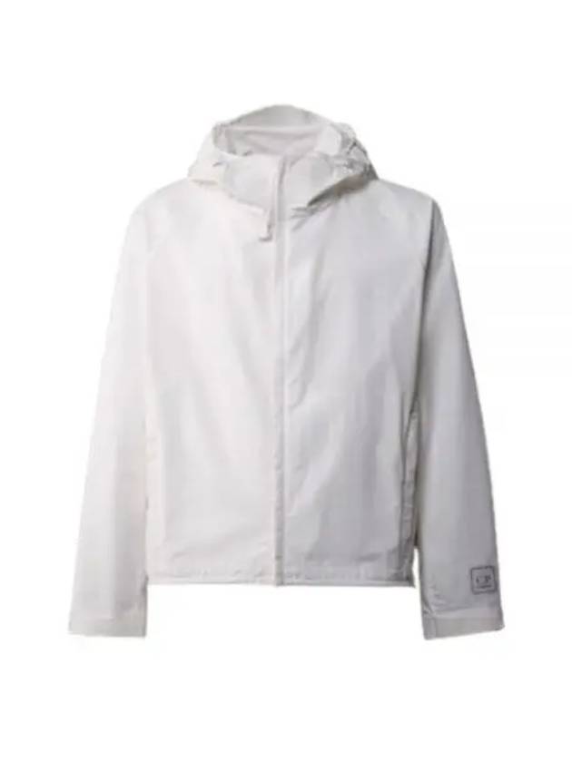 Metropolis Series HyST Hooded Jacket White - CP COMPANY - BALAAN 1