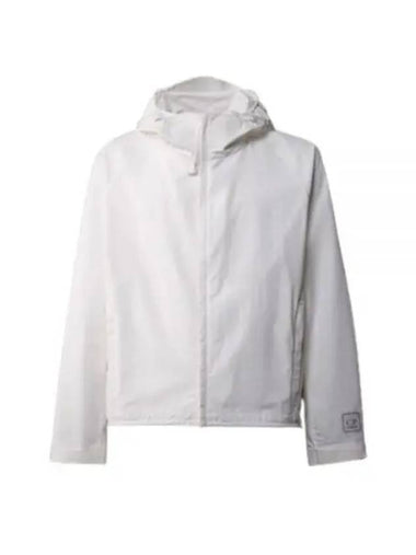 Metropolis Series HyST Hooded Jacket White - CP COMPANY - BALAAN 1