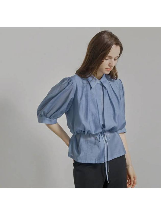 light flap string blouse - KELLY DONAHUE - BALAAN 2