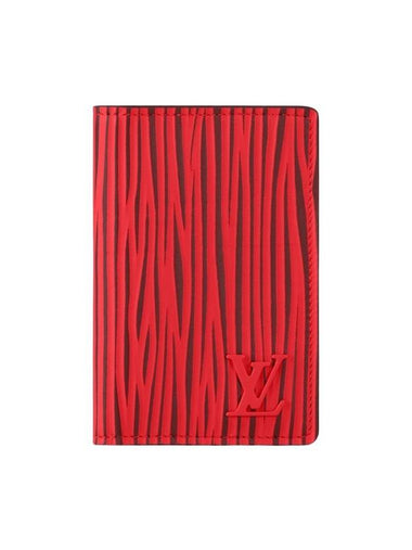 Pocket Organizer Card Wallet Red - LOUIS VUITTON - BALAAN 1