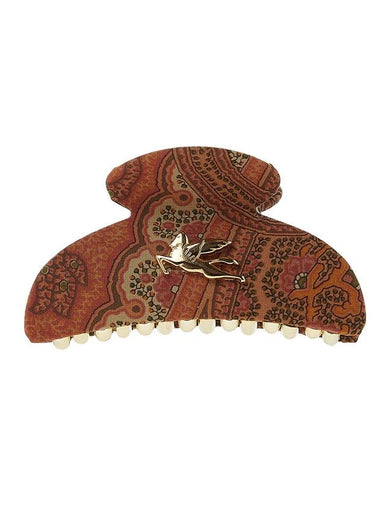 Profumi Pegasus Logo Paisley Hair Clip Brown - ETRO - BALAAN 1