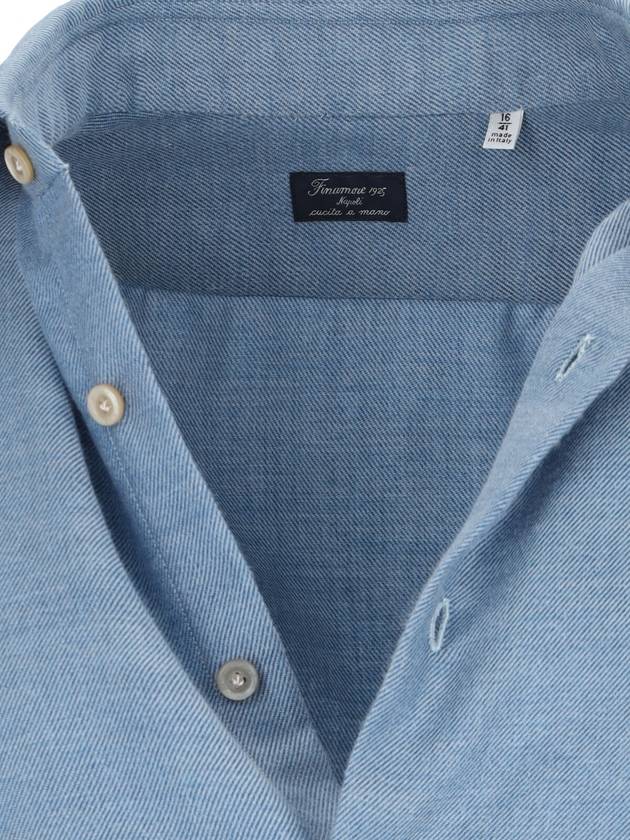 Finamore Shirts Blue - FINAMORE 1925 - BALAAN 4