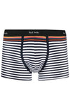 Striped Pattern Organic Cotton Boxer Briefs Balck White - PAUL SMITH - BALAAN 1