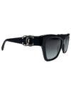 Eyewear Logo Square Sunglasses Black - CHANEL - BALAAN 3