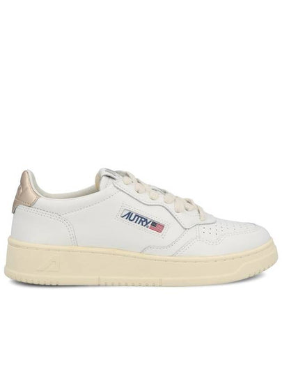 Medalist Goatskin Low Top Sneakers Gold White - AUTRY - BALAAN 2