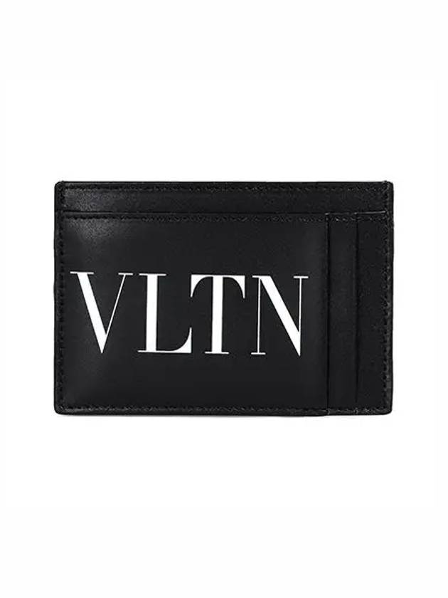 VLTN Logo Card Wallet Black - VALENTINO - BALAAN 3