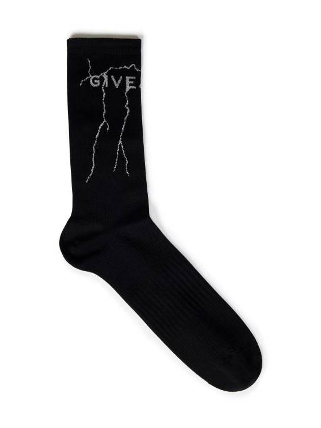 Logo Socks Black - GIVENCHY - BALAAN 2