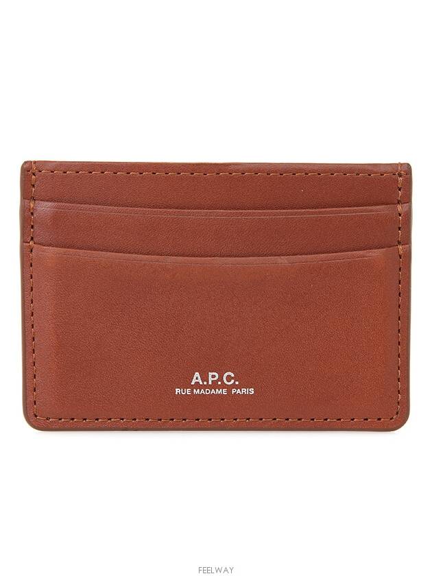 Andre logo card wallet PXAWV H63028 - A.P.C. - BALAAN 1