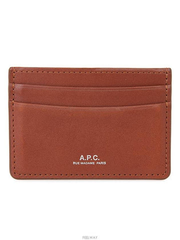 Andre logo card wallet PXAWV H63028 - A.P.C. - BALAAN 1