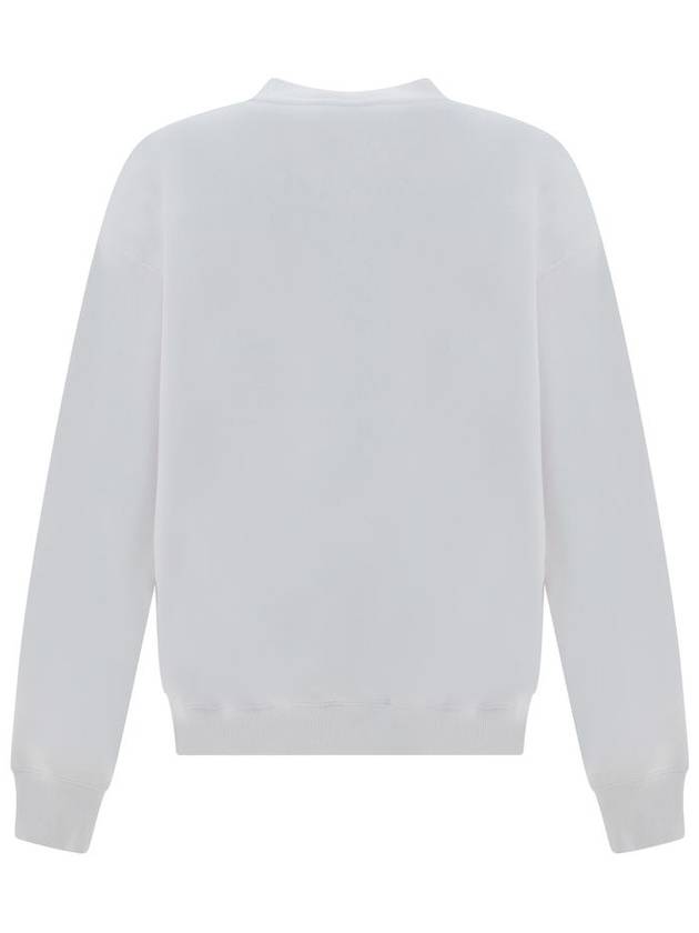 Hooded Sweatshirt OMBA054C99FLE006 0110 White - OFF WHITE - BALAAN 3