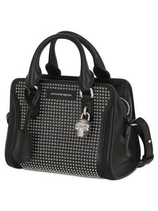 PADLOCK Mini Eyelet Leather Mini Shoulder Bag - ALEXANDER MCQUEEN - BALAAN 2