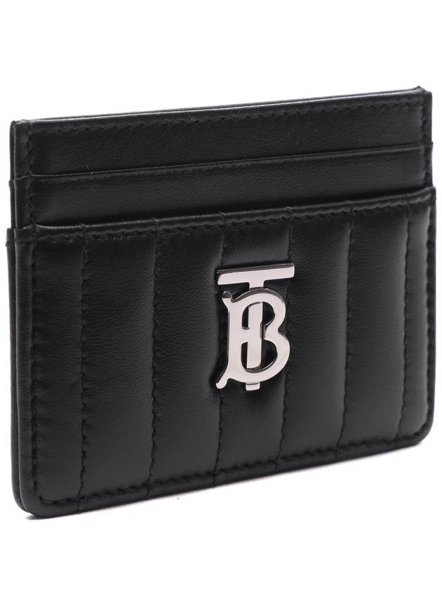 Lola Quilted Card Wallet Black - BURBERRY - BALAAN 4