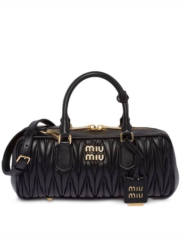 Arcadi Materasse Nappa Leather Top Handle Bag Black - MIU MIU - BALAAN 2