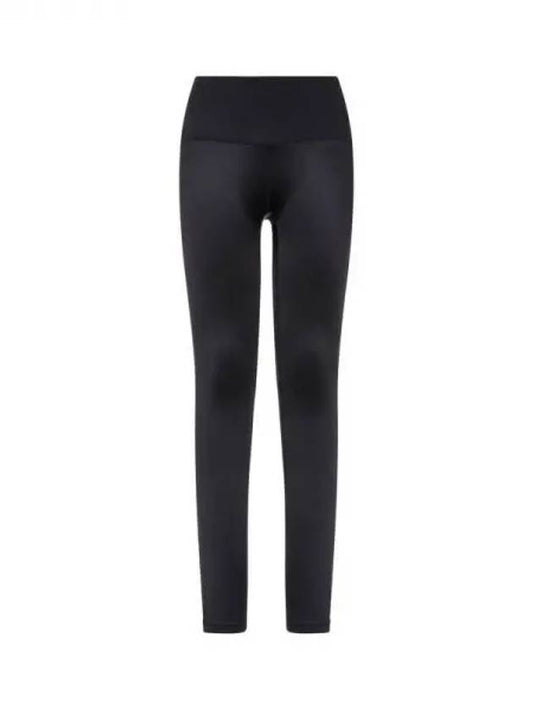 UNDERWEAR Women s Glossy Logo High Waist Leggings Black 270345 - EMPORIO ARMANI - BALAAN 1