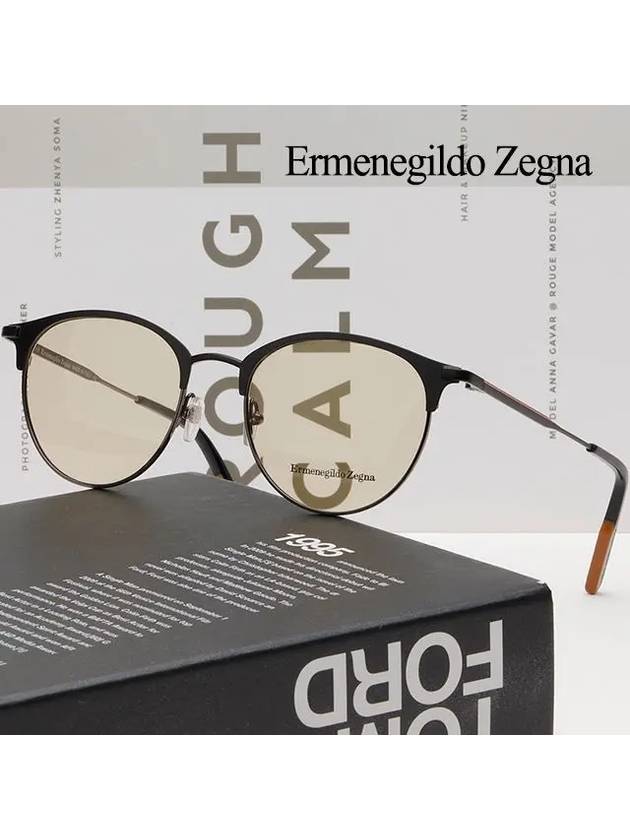 Zegna Glasses Frame EZ5141 001 UV Protection Black - ERMENEGILDO ZEGNA - BALAAN 2