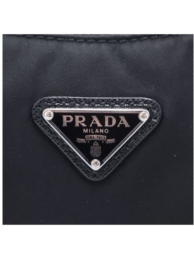 Women s Nylon Cross Bag Black Prada 1BH204 Re Edition Saffiano Trimming Hobo 2WAY - PRADA - BALAAN 4