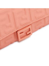 Baguette Continental Embossed FF Logo Chain Long Wallet Pink - FENDI - BALAAN 8