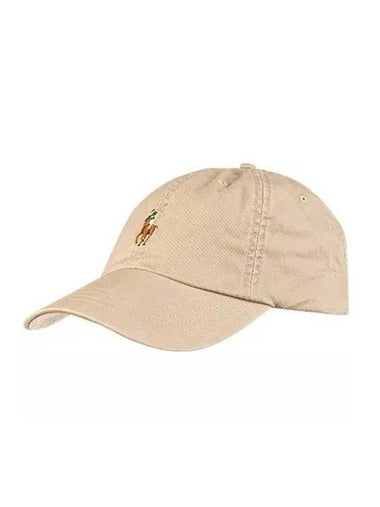 Pony Logo Classic Sport Ball Cap Beige - POLO RALPH LAUREN - BALAAN 1