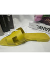 Oran Women s Slippers Zone Imperial Yellow H202230Z 8R370 - HERMES - BALAAN 5