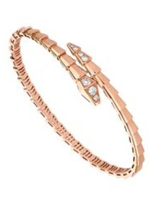 Serpenti Viper Bracelet Women Diamond Rose Gold 360709 - BVLGARI - BALAAN 1