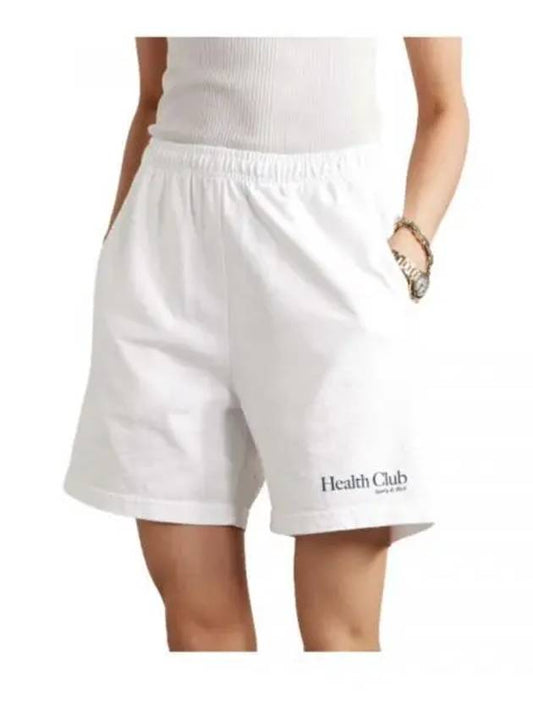 HEALTH CLUB SHORT whiteNAVY SH871 print shorts - SPORTY & RICH - BALAAN 1