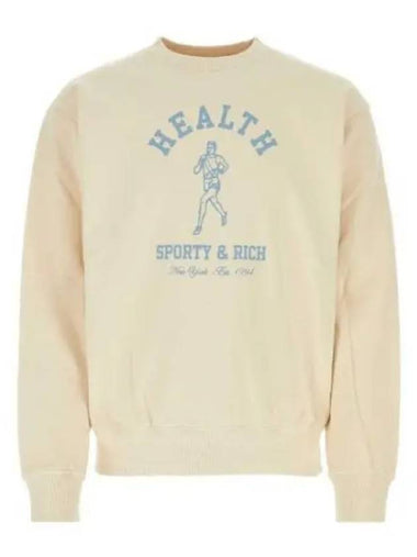 NY Running Club Logo Print Sweatshirt Cream CRAW2348CR 1221596 - SPORTY & RICH - BALAAN 1