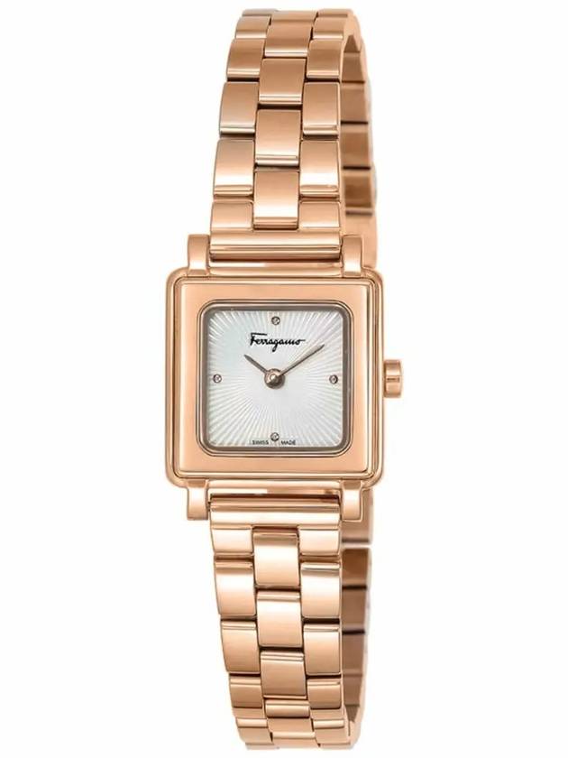 22mm Stainless Steel Bracelet Watch Gold - SALVATORE FERRAGAMO - BALAAN 4