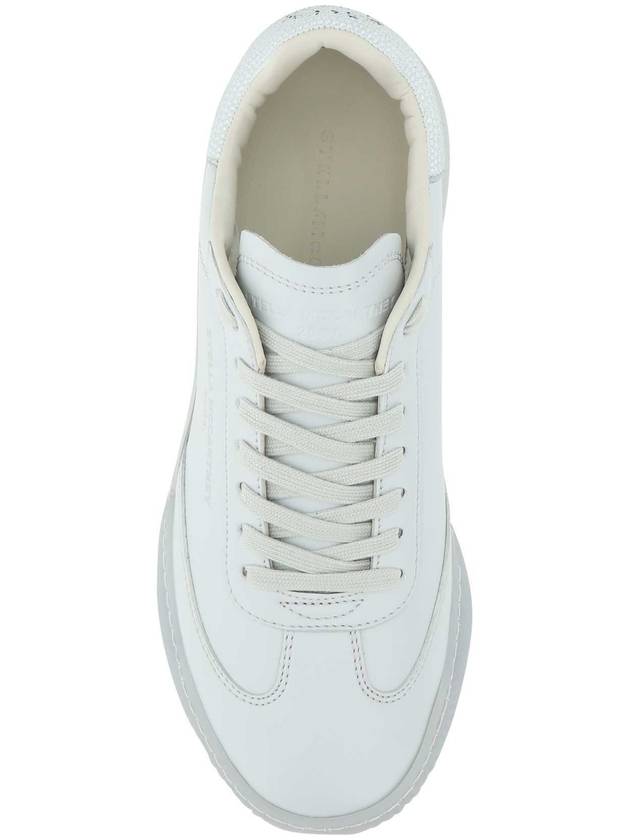 Loop Fox Leather Low Top Sneakers Gray - STELLA MCCARTNEY - BALAAN 4