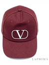 V logo ball cap red - VALENTINO - BALAAN 2