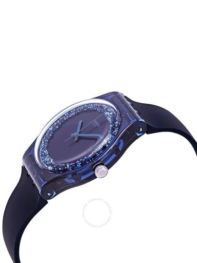 Swatch Blusparkles Blue Crystal Dial Ladies Watch SUON134 - SWATCH - BALAAN 2