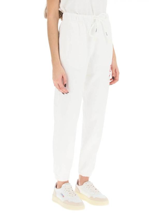 Iconic USA Logo Track Pants White - AUTRY - BALAAN 3