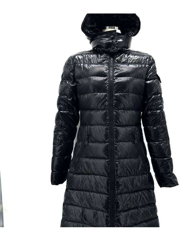 Mocha Women s Glossy Long Padded Jumper - MONCLER - BALAAN 2