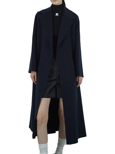 Paolore wool coat dark blue 2429016151600 012 - MAX MARA - BALAAN 2