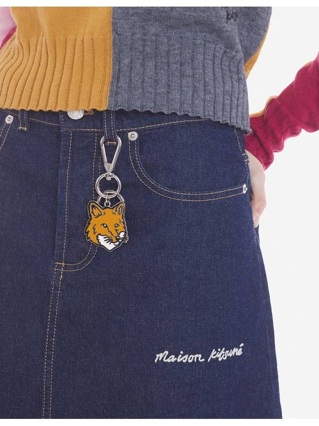 Bold Fox Head Metal Key Holder Orange - MAISON KITSUNE - BALAAN 4