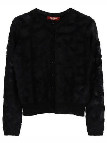 black Alvaro wool cardigan 008 1208840 - MAX MARA - BALAAN 1