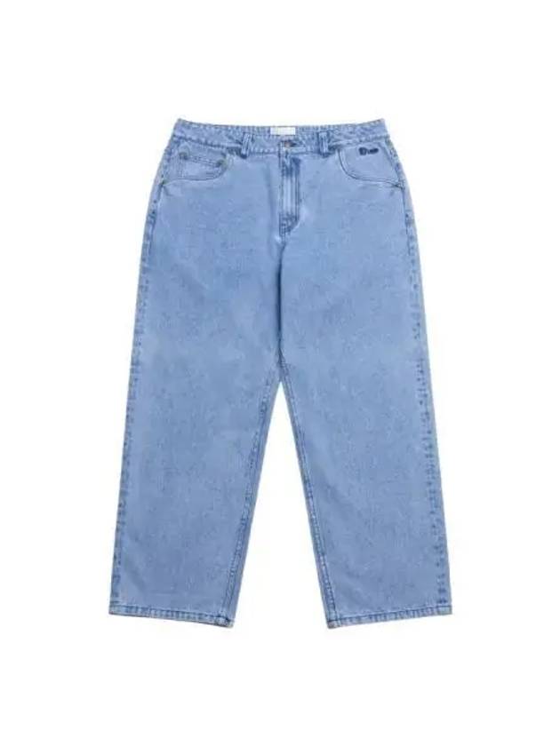 Classic relaxed denim pants blue washed - DIME - BALAAN 1