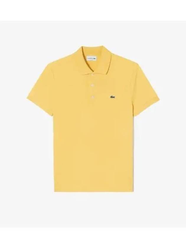 Men s Slim Fit Basic Polo Yellow - LACOSTE - BALAAN 1