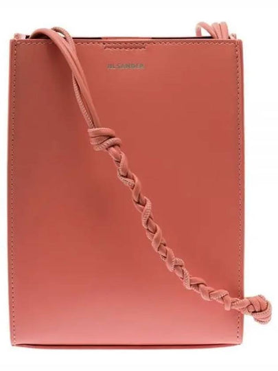 Women's Tangle Small Leather Shoulder Bag Pink - JIL SANDER - BALAAN 2