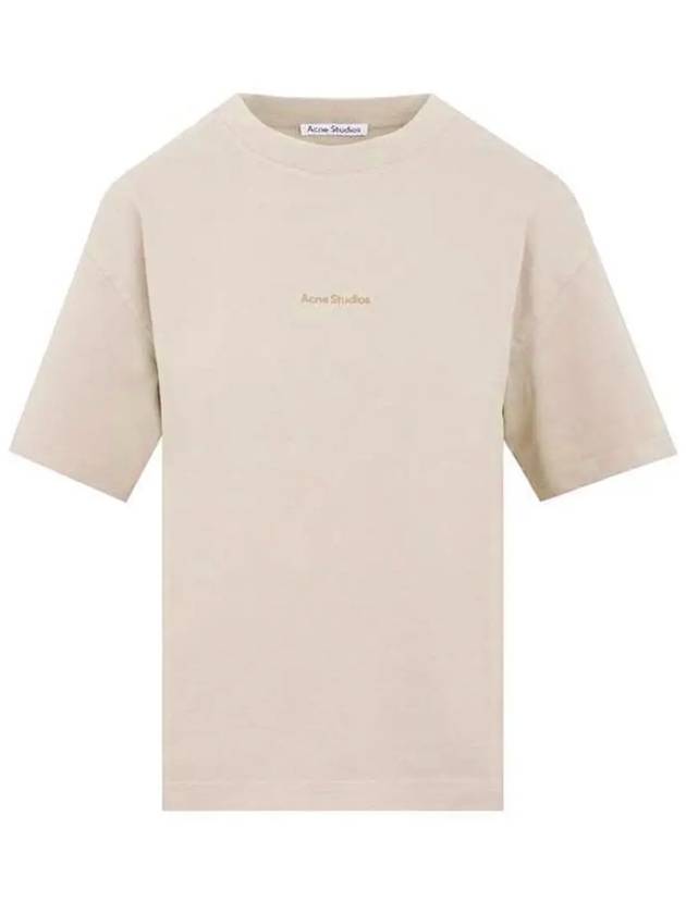 Logo Crew Neck Short Sleeve T-Shirt Titanium Grey - ACNE STUDIOS - BALAAN 3