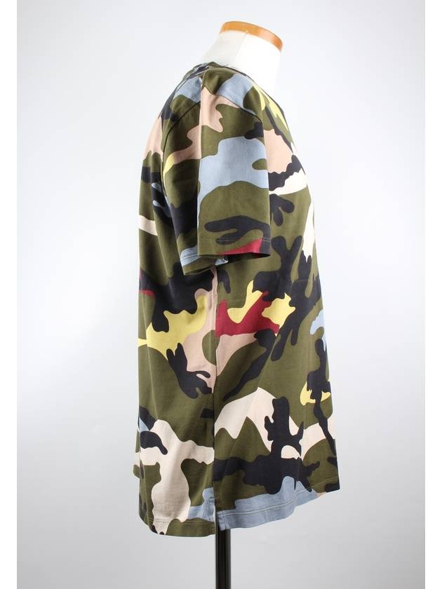 camo short sleeve t shirt - VALENTINO - BALAAN 5