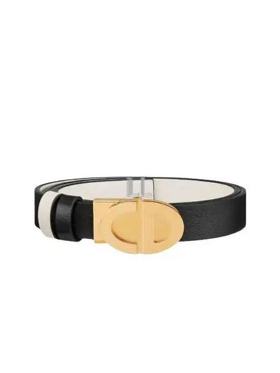 Reversible 22MM Smooth Calfskin Belt Black - DIOR - BALAAN 2