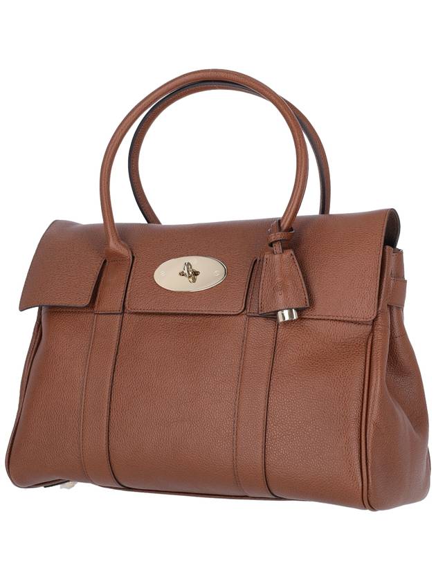 Bayswater Grain Small Classic Leather Tote Bag Brown - MULBERRY - BALAAN 3