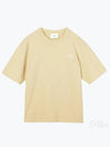 Alexandre Mattiussi Print Short Sleeve T Shirt Yellow - AMI - BALAAN 2