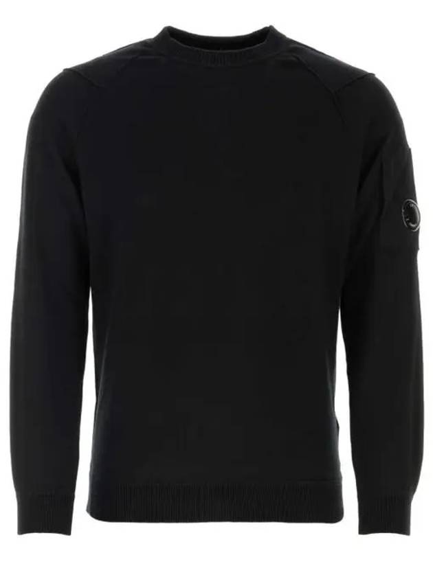 Sea Island Lens Knit Top Black - CP COMPANY - BALAAN 2