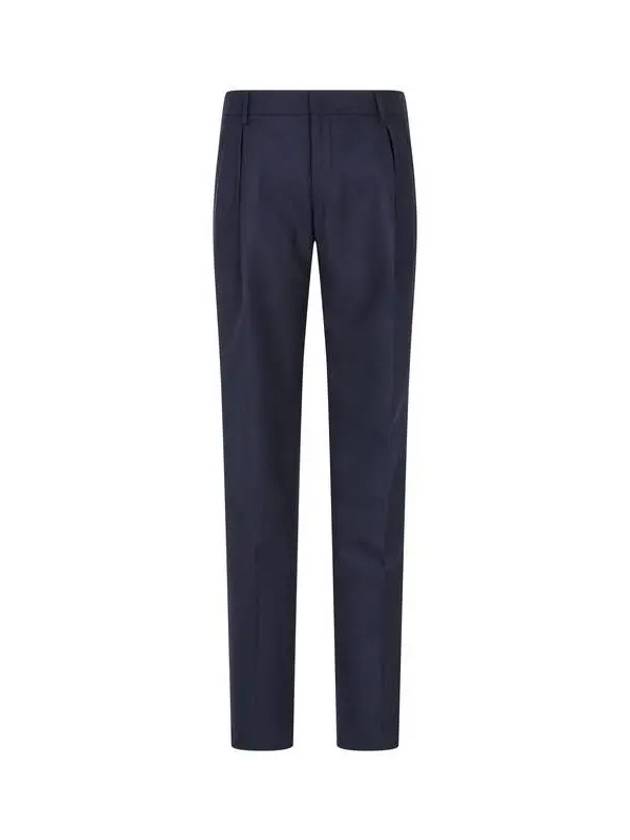 Men s two tuck detail wool pants navy - GIORGIO ARMANI - BALAAN 1