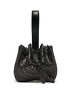 Rose Marie 16 Punching Bucket Bag Black - ALAIA - BALAAN 3