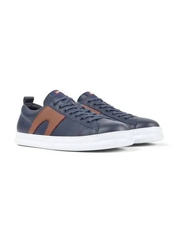 Runner Leather Low Top Sneakers Blue - CAMPER - BALAAN 2