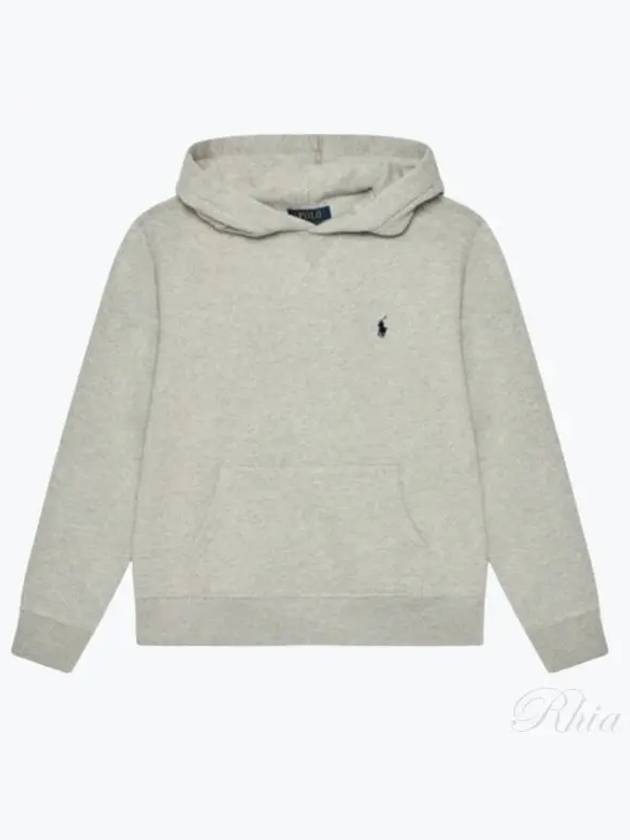 Kids Embroidered Logo Hoodie Grey - POLO RALPH LAUREN - BALAAN 2